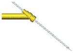U-N Style 45   degree 'End Clip'
